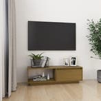 vidaXL Tv-meubel 110x30x33,5 cm massief grenenhout, 100 tot 150 cm, Verzenden, Nieuw, Minder dan 100 cm