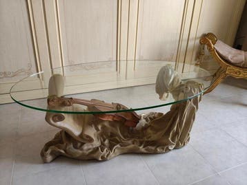 Salontafel - Glasvezel, Glas