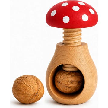 Glowel Houten Notenkraker: Ecologisch & Duurzaam Noten Kr..., Ophalen of Verzenden, Nieuw