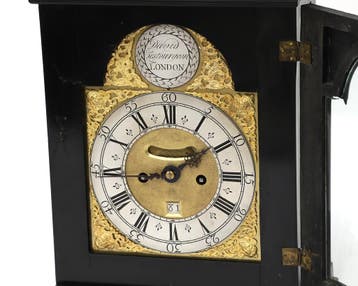 Een tafelklok, door: David Lestourgeon, Londen, ca. 1700