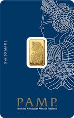 2,5 gram - Goud .999 - PAMP, Switzerland - Verzegeld en met