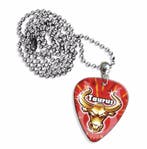 Stier plectrum ketting, sleutelhanger of oorbellen, Ophalen of Verzenden, Nieuw