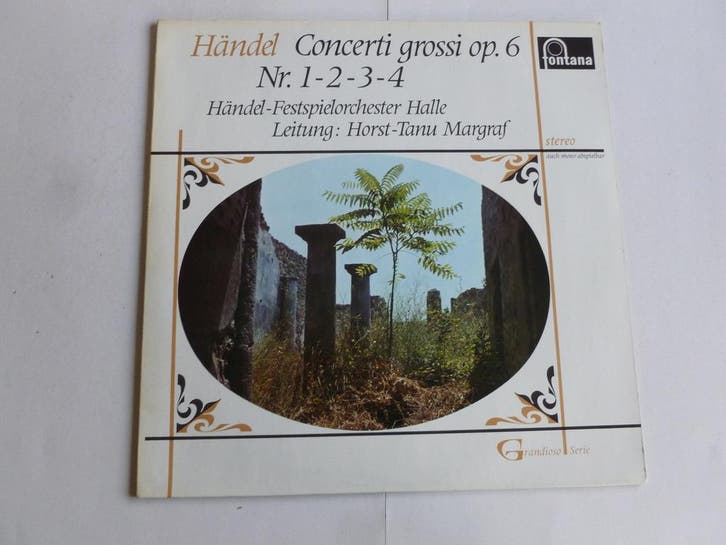 Handel - Concerti Grossi / Horst Tanu Margraf (LP), Cd's en Dvd's, Vinyl | Klassiek, Ophalen of Verzenden