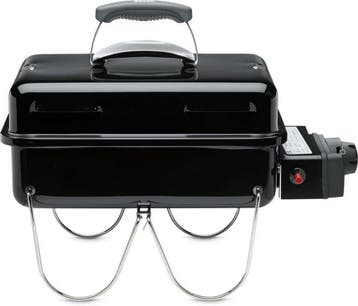 Weber Go-Anywhere Gas Barbecue - 41x26 cm - Roestvrijstalen, Verzenden, Nieuw