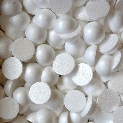 Styropor piepschuim isimo halve bal kerstbal vol 5 cm per, Hobby en Vrije tijd, Knutselen, Nieuw, Ophalen of Verzenden