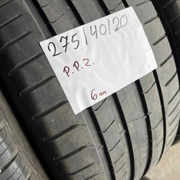 2 x Pirelli PZero 275-40-20 Zomerbanden 6mm, Gebruikt, 275 mm, Ophalen of Verzenden, Band(en)