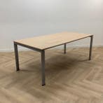 Vario verstelbaar bureau / tafel, (bxd) 200x100 cm, Licht, Huis en Inrichting, Bureaus, Ophalen of Verzenden, In hoogte verstelbaar