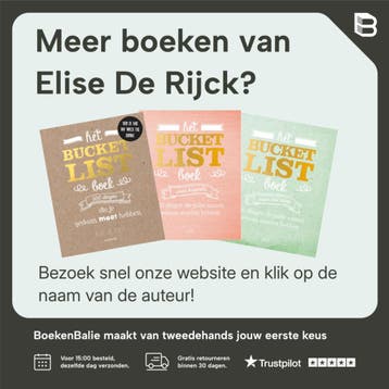 Het Bucketlist boek voor op reis / Bucketlist - Elise De, Boeken, Verzenden, Zo goed als nieuw, Elise De Rijck