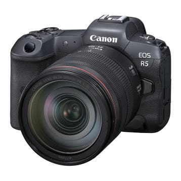 Canon EOS R5 + RF 24-105mm f/4.0L IS USM, Audio, Tv en Foto, Fotocamera's Digitaal, Ophalen of Verzenden, Nieuw, Overige typen