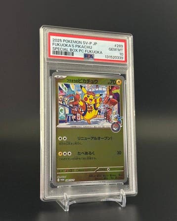 Pokémon - 1 Graded card - Pikachu 289/SV-P Promo card, Foil,, Nieuw
