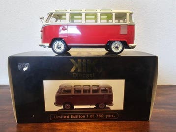 KK Scale 1:18 - Modelauto - Volkswagen T1 Samba bus - 1 op, Nieuw