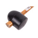 Benson Rubberen hamer - Rond en plat - Ø 90 mm - Houten s.., Doe-het-zelf en Verbouw, Ophalen of Verzenden, Nieuw