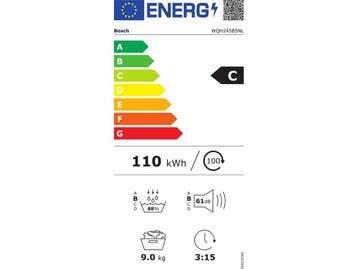 Bosch WQH245B5NL - Warmtepompdroger - Zelfreinigende, Verzenden, Zo goed als nieuw