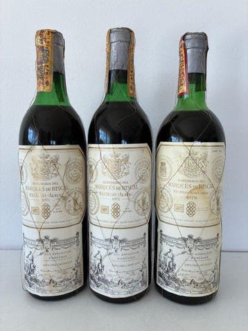 1971 (x2) & 1978 Herederos del Marqués de Riscal - Rioja - 3, Nieuw