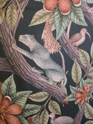 Nieuw ontwerp! Foresta illustrata Exclusieve stof Beperkte