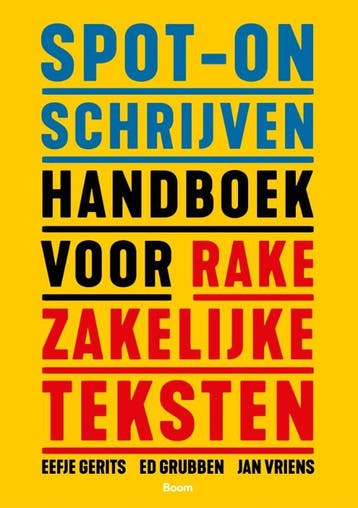 Spot-On Schrijven | Nieuw, Ophalen of Verzenden, Nieuw, Eefje Gerits-Ed Grubben-Jan Vriens
