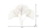 Elegante wanddecoratie GINKGO 90cm goud in filigrane, Ophalen of Verzenden, Nieuw