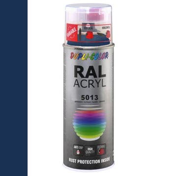 Dupli-Color Ral Acryl Ral 5013 Kobalt blauw Hoogglans 400 ml, Ophalen of Verzenden, Nieuw