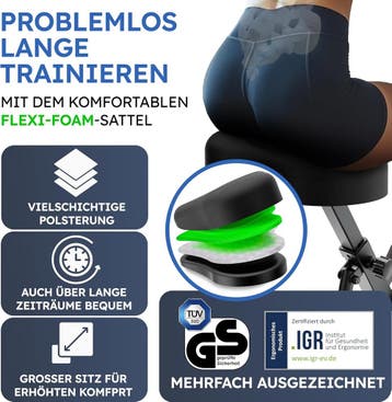 2dekans | Heldenwerk Hometrainer - Inklapbaar - tot 150KG, Ophalen of Verzenden, Zo goed als nieuw