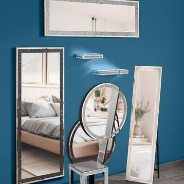 Spiegel - Livion Asse - Decoratieve Spiegel - Rechthoek -, Huis en Inrichting, Woonaccessoires | Spiegels, Ophalen of Verzenden