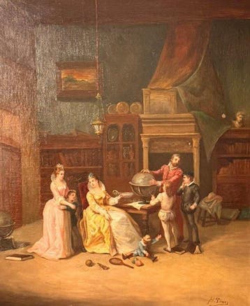 European school (XIX), signed H. Tireson - Historische