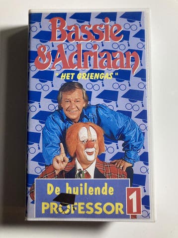 BASSIE & ADRIAAN DE HUILENDE PROFESSOR DEEL 1 (VHS), Verzenden, Gebruikt