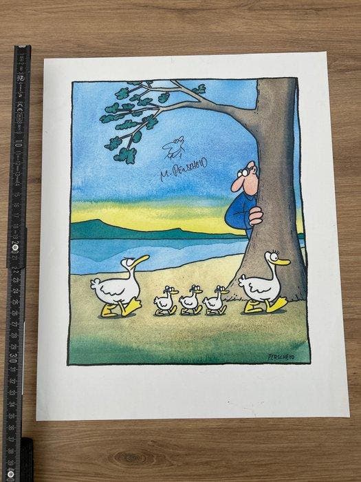 Martin Perscheid - Print remarked & signed, Boeken, Stripboeken
