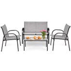 2dekans | Coast 4-delige terrasmeubelset balkon terrace set, Ophalen of Verzenden, Zo goed als nieuw