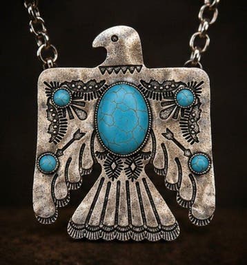 Royal Eagle Turquoise Statement Hanger – Vintage