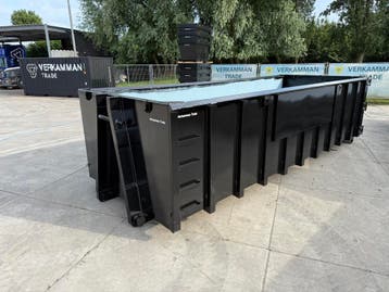 Haakarm container 22 m³ 6500x2300x1500  S355 5 mm RAL 9005