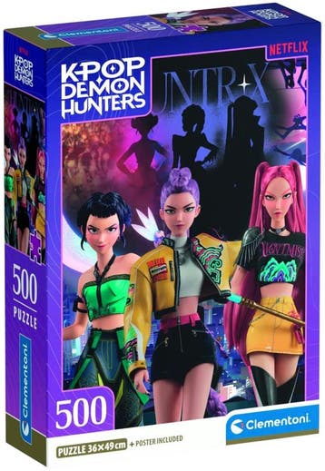 Clementoni - KPop Demon Hunters Puzzel (500 stukjes) |, Verzenden, Nieuw