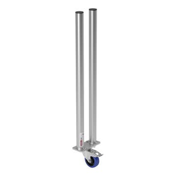 FORTEX STAGE750 dubbele poot met zwenkwiel/rem podiumhoogte, Verzenden, Nieuw