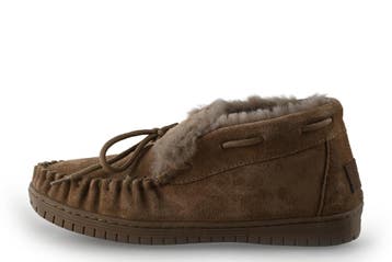 Warmbat Instappers in maat 40 Bruin, Kleding | Dames, Schoenen, Bruin, Verzenden, Instappers, Zo goed als nieuw