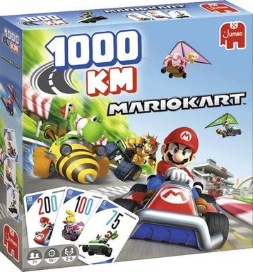 Jumbo- 1000KM - Mario Kart - Bordspel, Verzenden, Nieuw