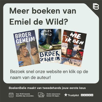 Broer Geheim 9789059656857 Emiel de Wild, Verzenden, Gelezen, Emiel de Wild