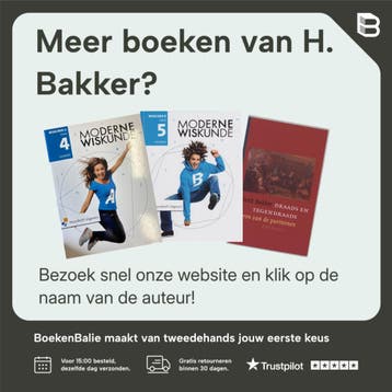 havo 5 wiskunde A / Moderne Wiskunde / leerboek - H. Bakker, Boeken, Verzenden, Zo goed als nieuw, H. Bakker