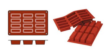 Bakmat | Cakes Silikomart, Verzenden, Nieuw in verpakking