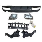 Diffuser With Black Exhaust Tips For Mercedes C Class, Auto-onderdelen, Ophalen of Verzenden, Nieuw