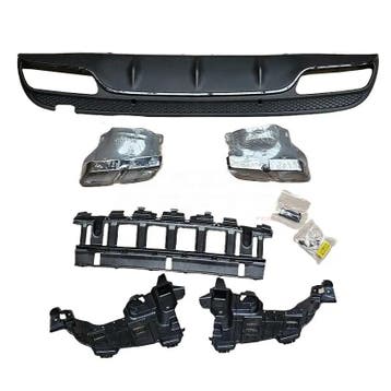 Diffuser With Black Exhaust Tips Voor Mercedes C Class, Ophalen of Verzenden, Nieuw