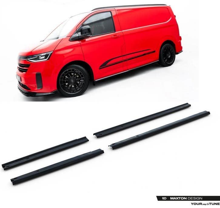 Side Skirts Diffuser voor Volkswagen Transporter T7 L1, Auto diversen, Tuning en Styling, Ophalen of Verzenden
