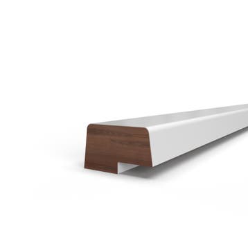 Opdek Glaslat 19x34 mm sponning 5x17mm-2000 mm, Ophalen of Verzenden, Nieuw