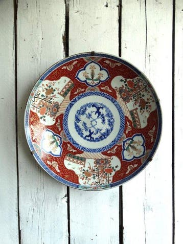 Schotel - Wandbord - Porselein - Imari porseleinen bord