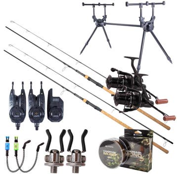 Ultimate Bionic High End Carp Set 12ft Extender Kurk Handvat, Verzenden, Nieuw