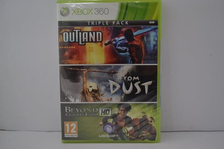 Triple Pack Outland From Dust Beyond Good & Evil HD - SEALED, Spelcomputers en Games, Games | Xbox 360, 1 speler, Zo goed als nieuw