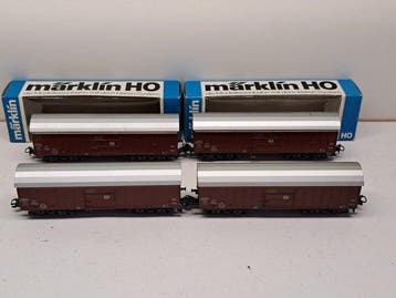 Märklin H0 - 4460 - Modeltrein goederenwagon (4) - 4x, Nieuw