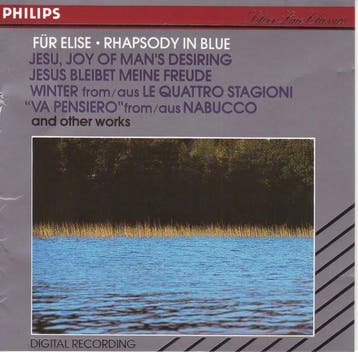 cd - Gershwin - FÃ¼r Elise - Rhapsody In Blue - Jesu, Joy., Verzenden, Zo goed als nieuw