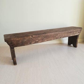 Bank - Hout - rustiek, ambachtelijk