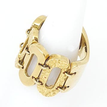 Ring - 18 karaat Geel goud, Nieuw