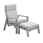 Garden Impressions Lora loungestoel verstelbaar incl, Tuin en Terras, Tuinsets en Loungesets, Verzenden, Nieuw