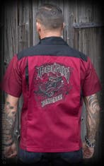Rumble 59, Bowling Shirt Rebel Rods in Small., Verzenden, Nieuw